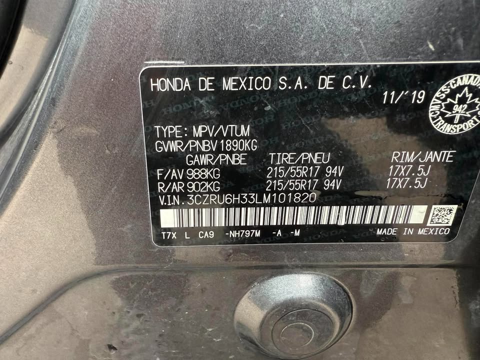 2020 Honda HR-V AWD