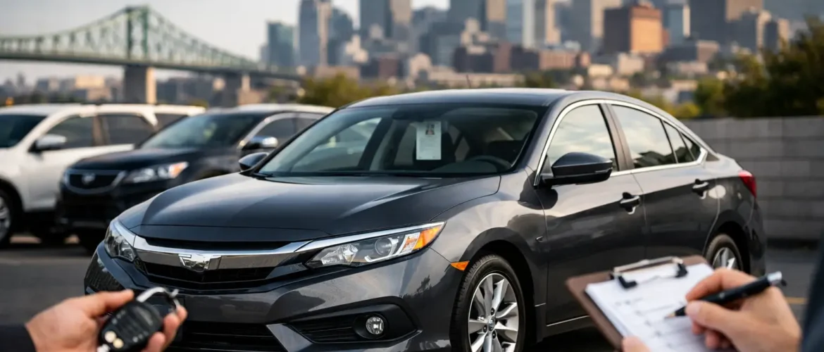 Auto usagée certifiée à Montréal