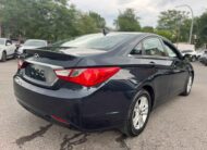 Hyundai Sonata 2011 noir vue arrière
