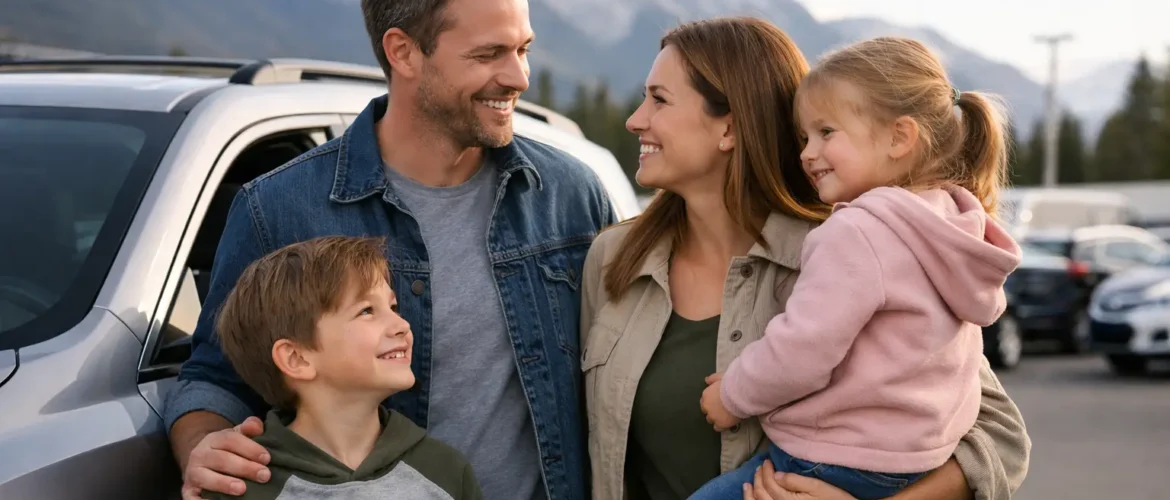 Prêt auto Alberta pour famille à budget limité