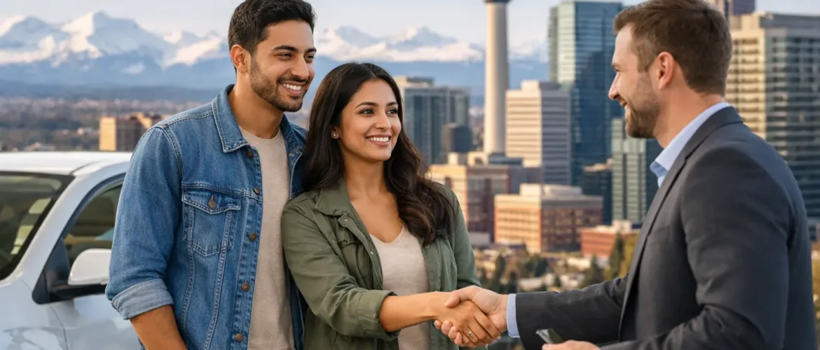 Prêt auto Calgary pour immigrant sans cote de crédit