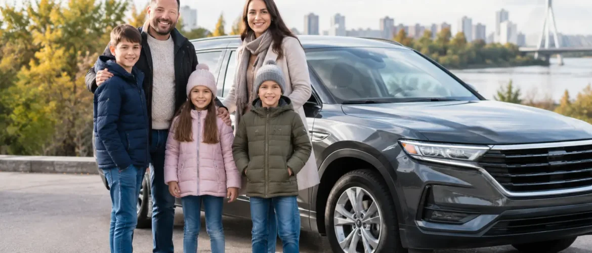 Achat voiture à crédit au Manitoba pour famille nombreuse