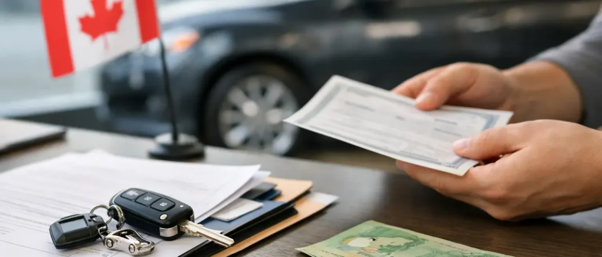Documents pour vendre son auto au Canada