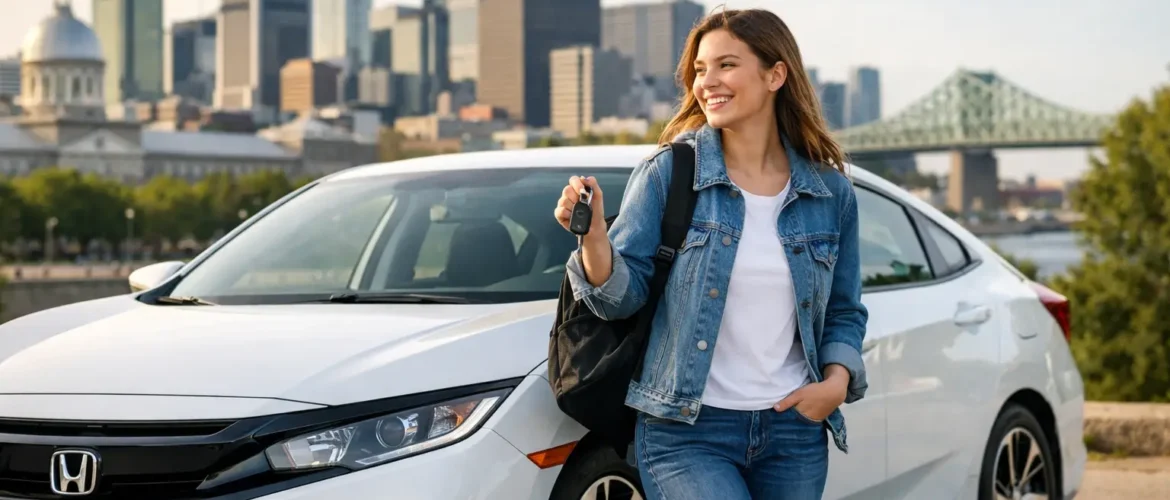 Honda Civic à crédit pour étudiant à Montréal